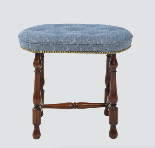 Turned Walnut Stool