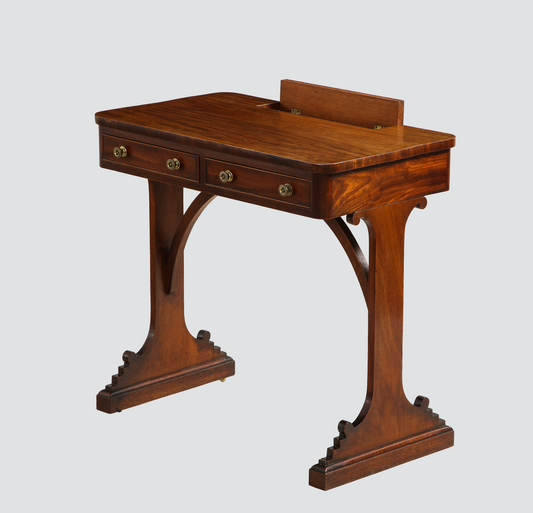 Two Drawer Mahogany Writing Table