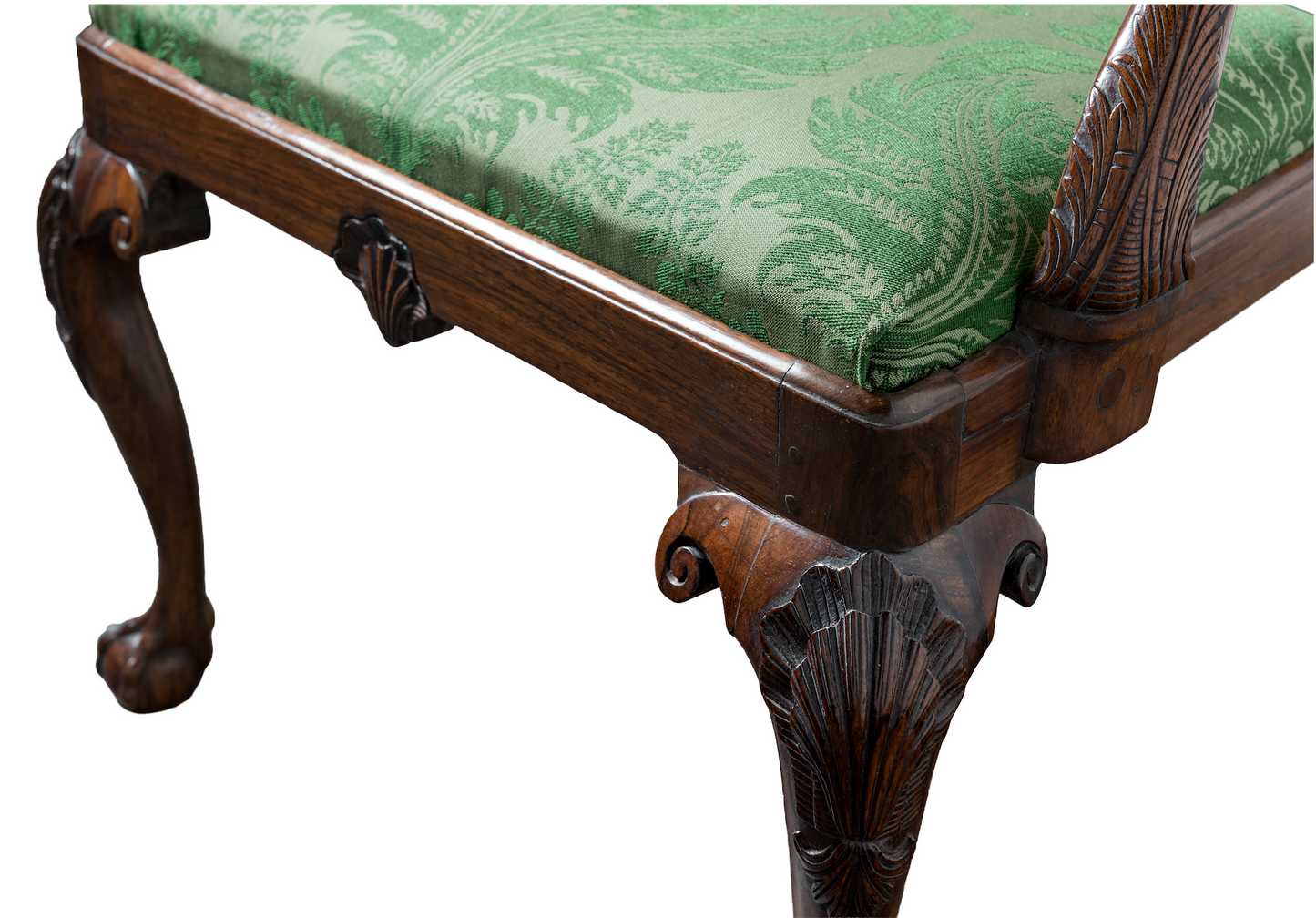 Pair of Anglo-Chinese Rosewood Armchairs