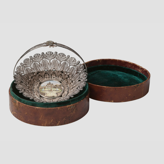 Silver Filigree Basket