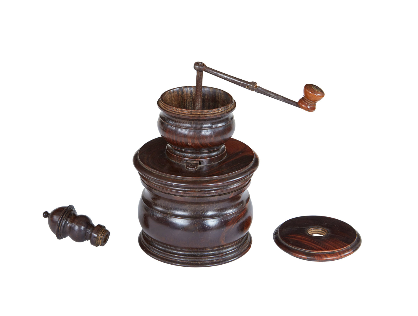 Rare Lignum Vitae Spice Grinder circa 1680