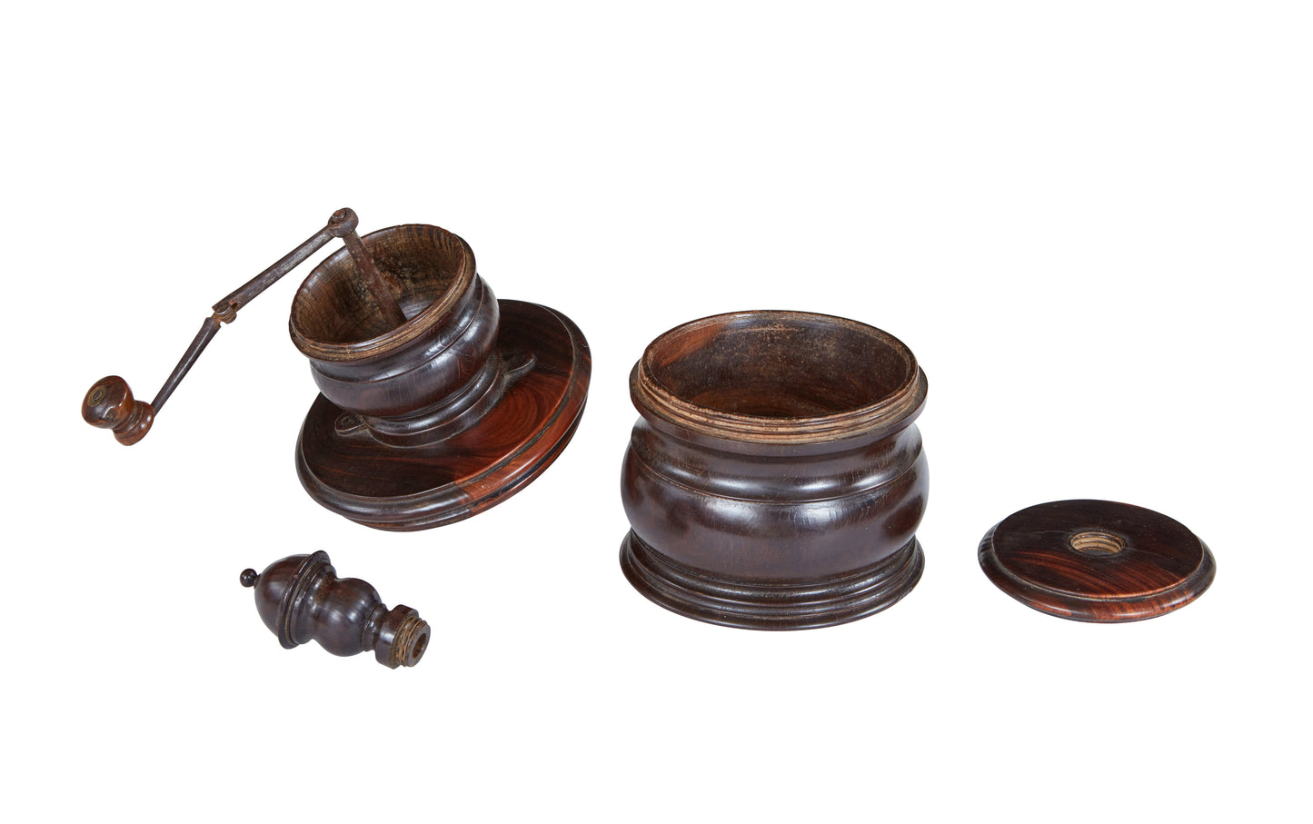 Rare Lignum Vitae Spice Grinder circa 1680