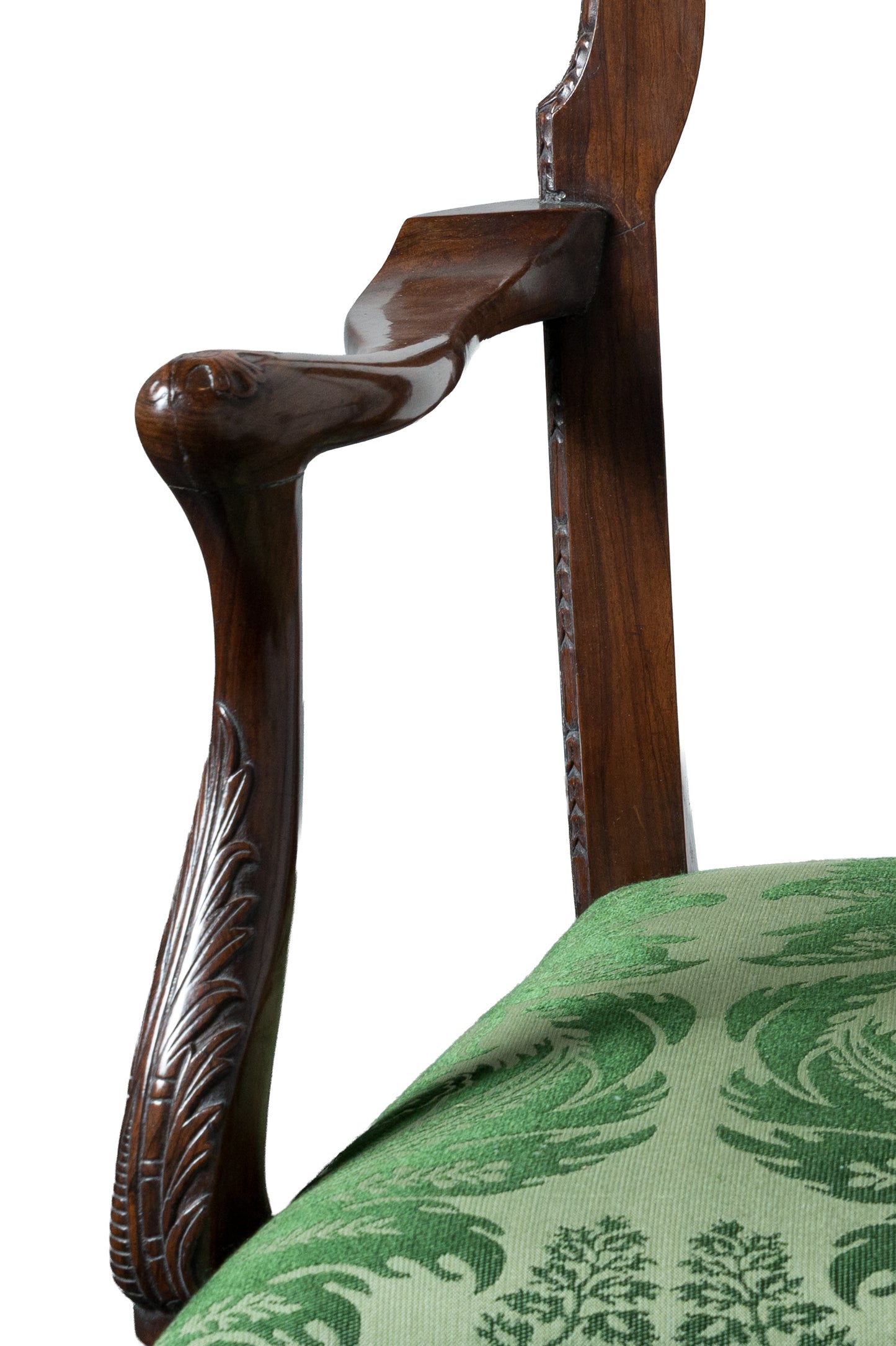 Pair of Anglo-Chinese Rosewood Armchairs