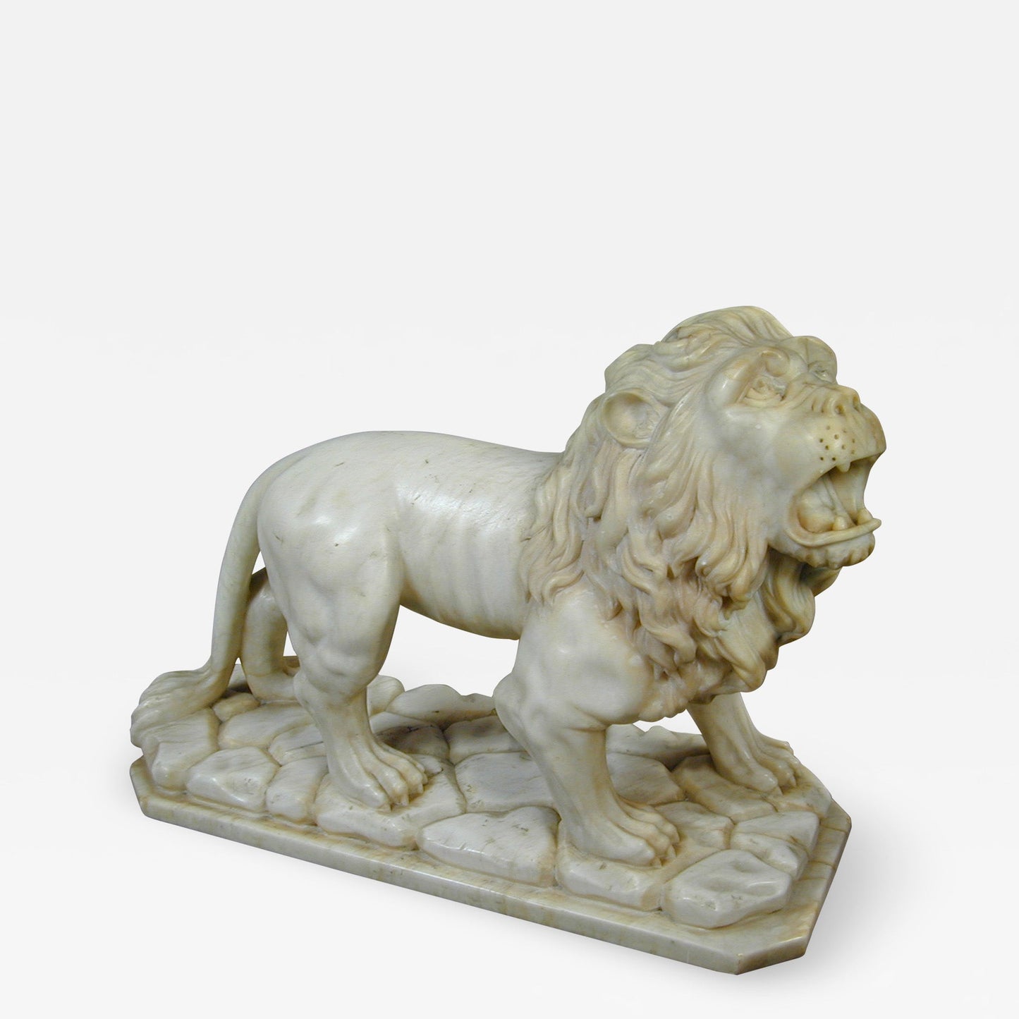 Alabaster-Carved-Lion-1