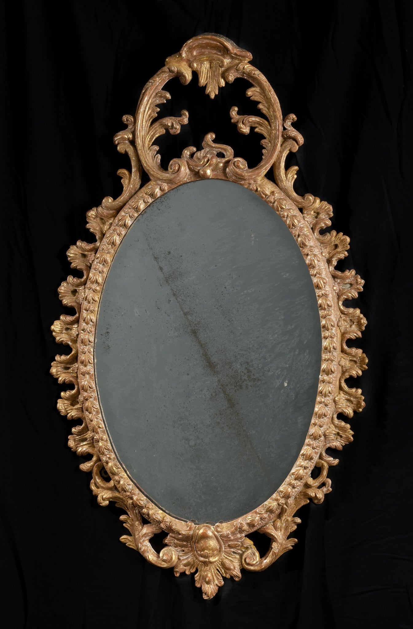 Small-Neoclassical-Carton-Pierre-Oval-Mirror-1