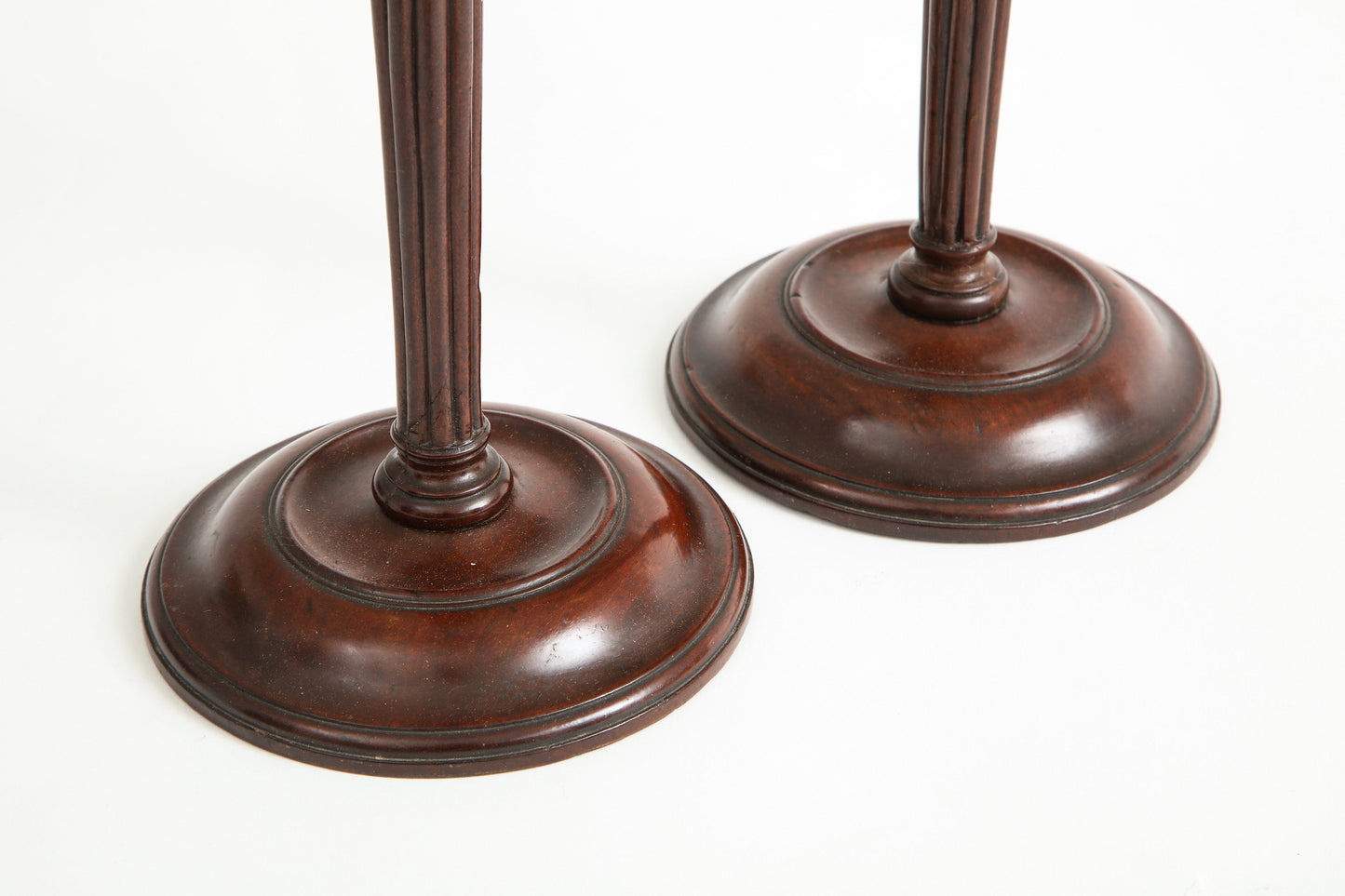Pair-of-mahogany-and-brass-candlesticks-3
