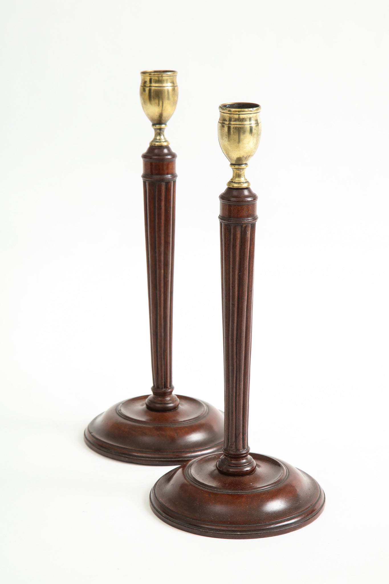 Pair-of-mahogany-and-brass-candlesticks-5