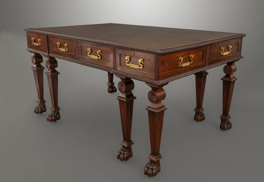 Regency-Mahogany-Writing-Table-in-the-Manner-of-Thomas-Hope-1