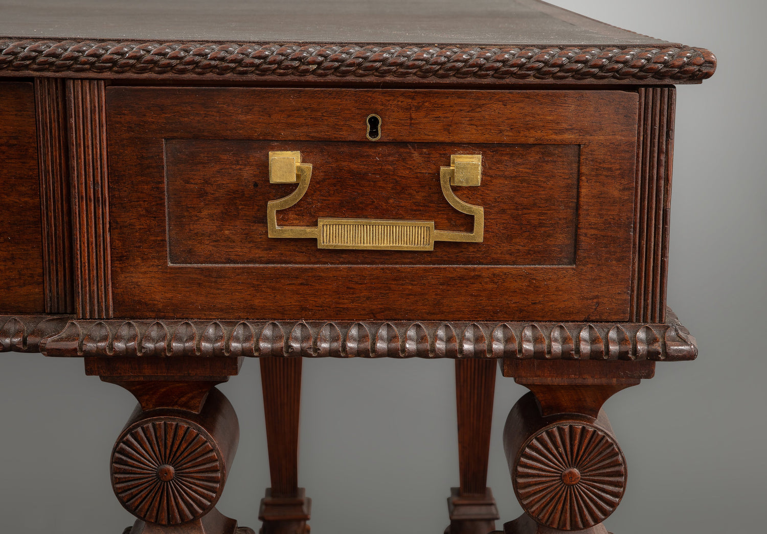 Regency-Mahogany-Writing-Table-in-the-Manner-of-Thomas-Hope-4