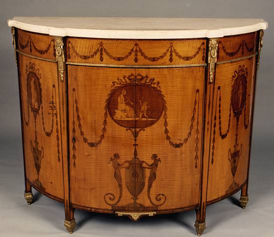 George-III-period-sycamore-and-marquetry-neo-classical-demi-lune-commode