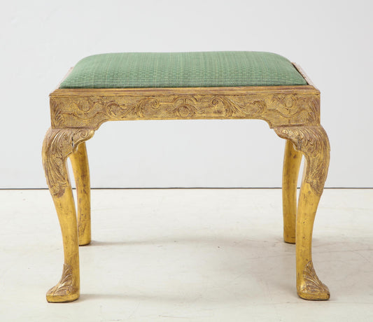 Carved-Gesso-Stool-with-Drop-In-Seat-(C-1740)-1