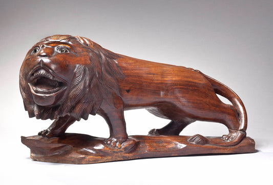 Wood-Lion-Sculpture