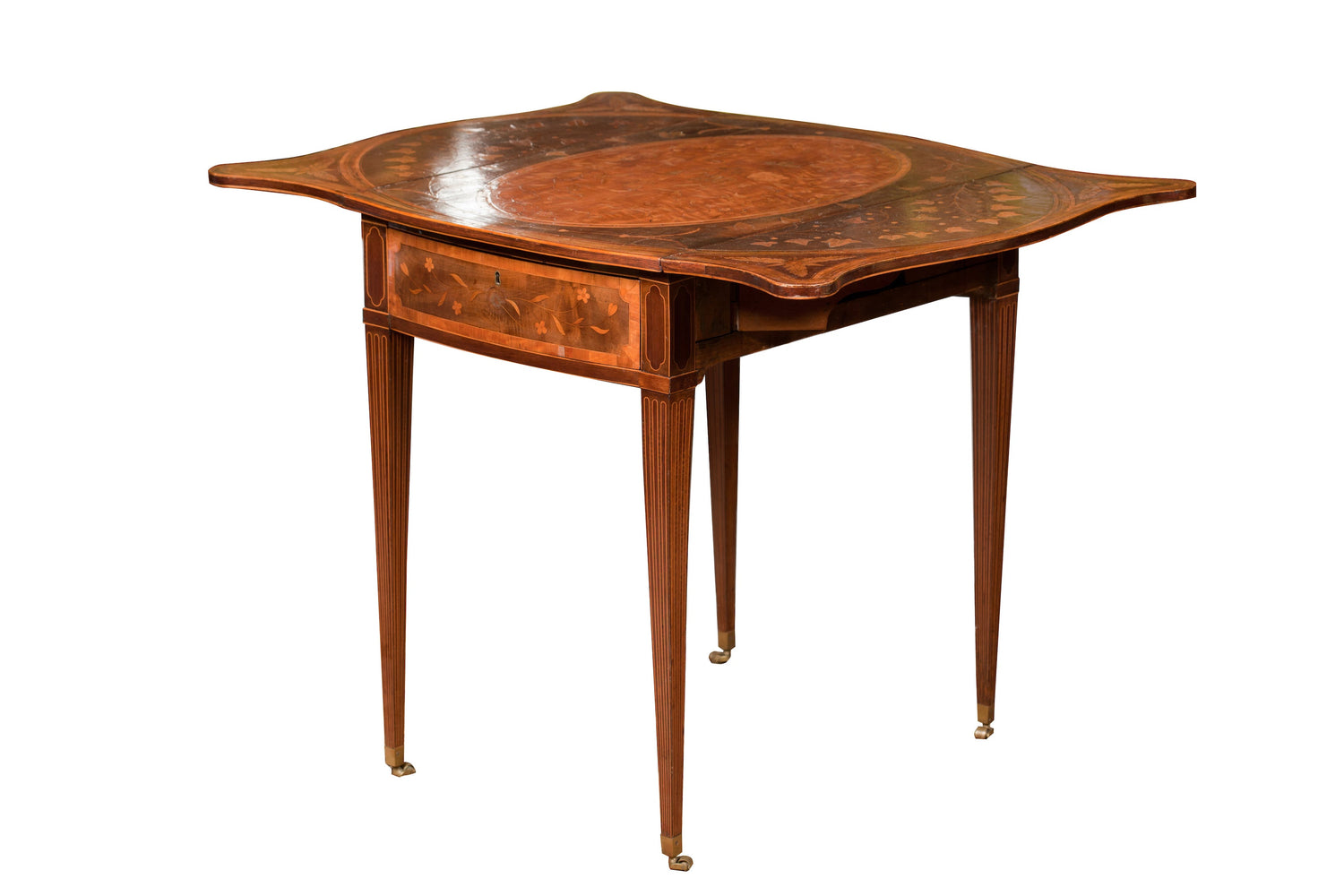 Harewood-Marquetry-Serpentine-Pembroke-Table-1