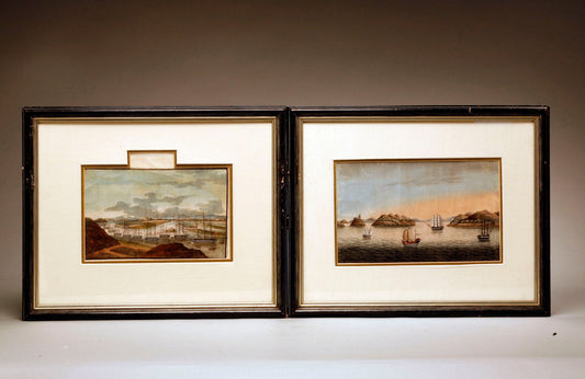 Chinese-Watercolor-Harbor-Scenes