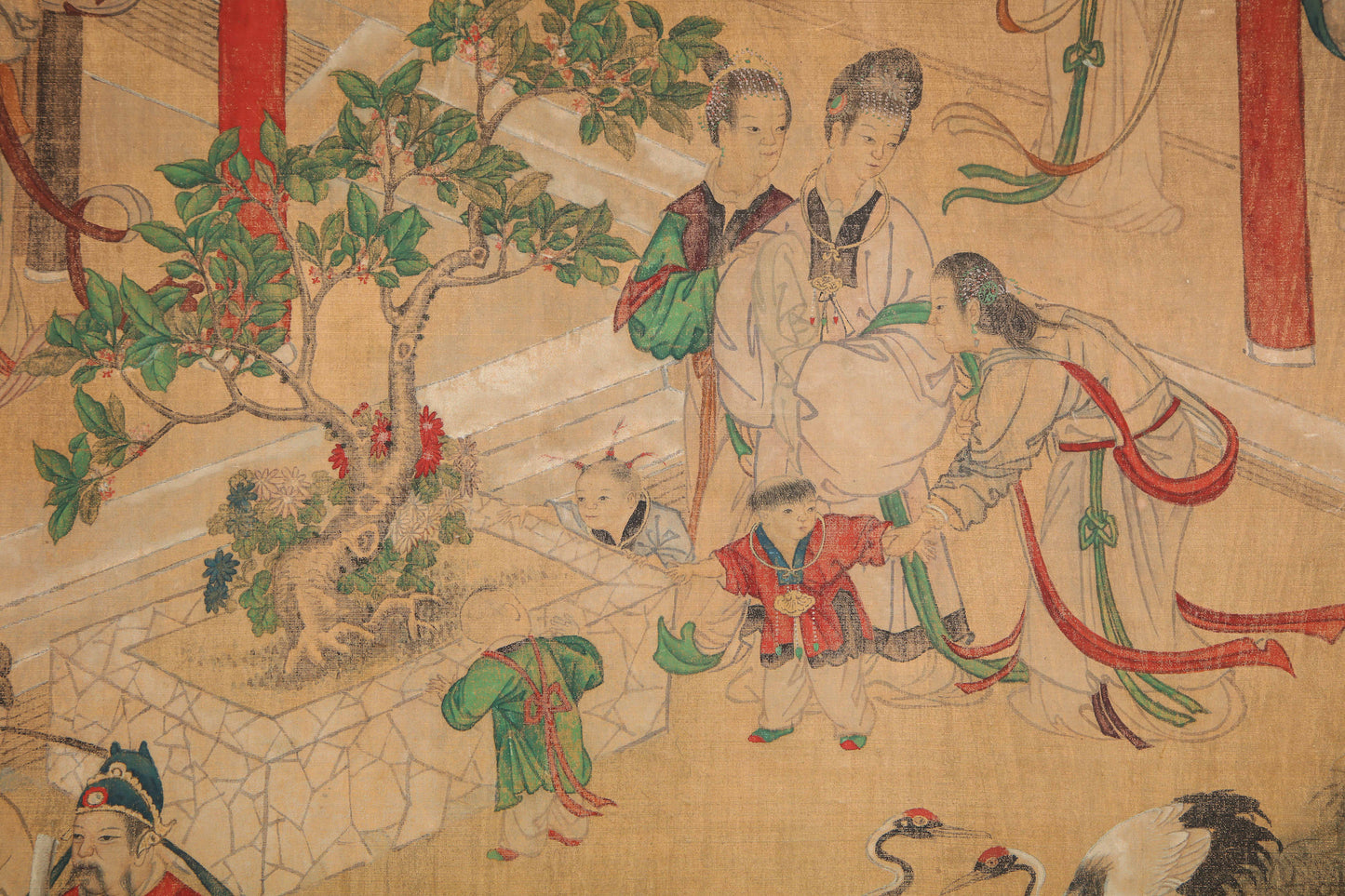 Chinese Court Painting on Silk
