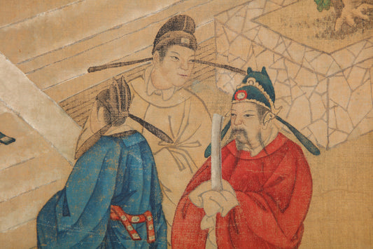 Chinese Court Painting on Silk