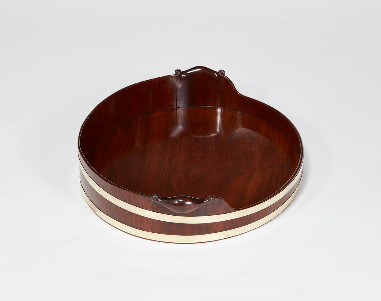 Oval Mahogany Tray