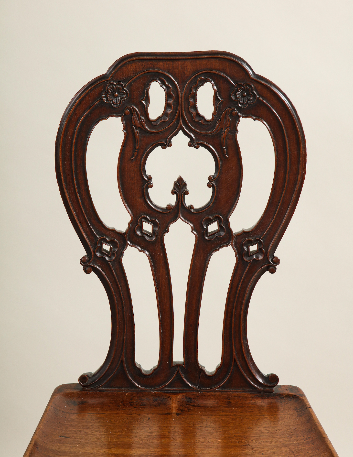 Mahogany Hall Chairs in the Manner of Mayhew and Ince (pair)