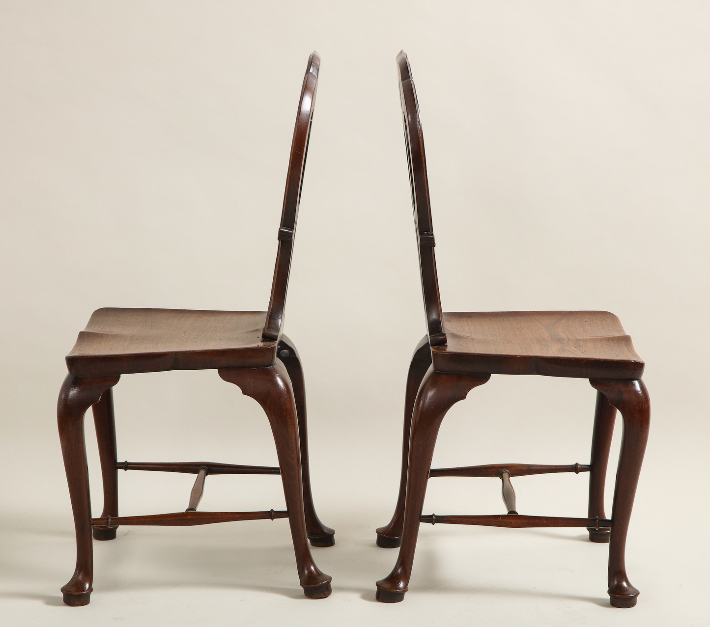 Mahogany Hall Chairs in the Manner of Mayhew and Ince (pair)