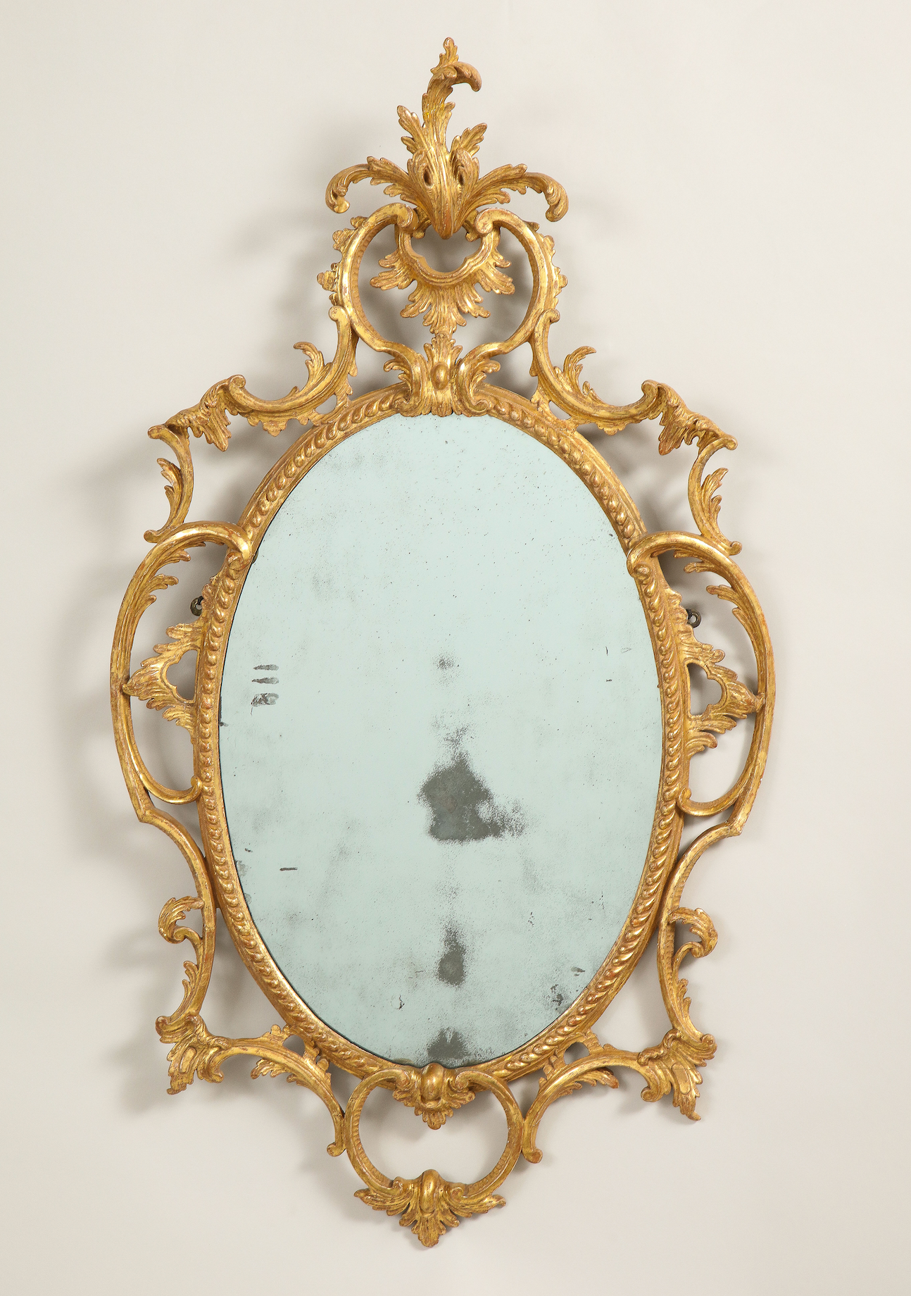 Pair of Carved Rococo Mirrors