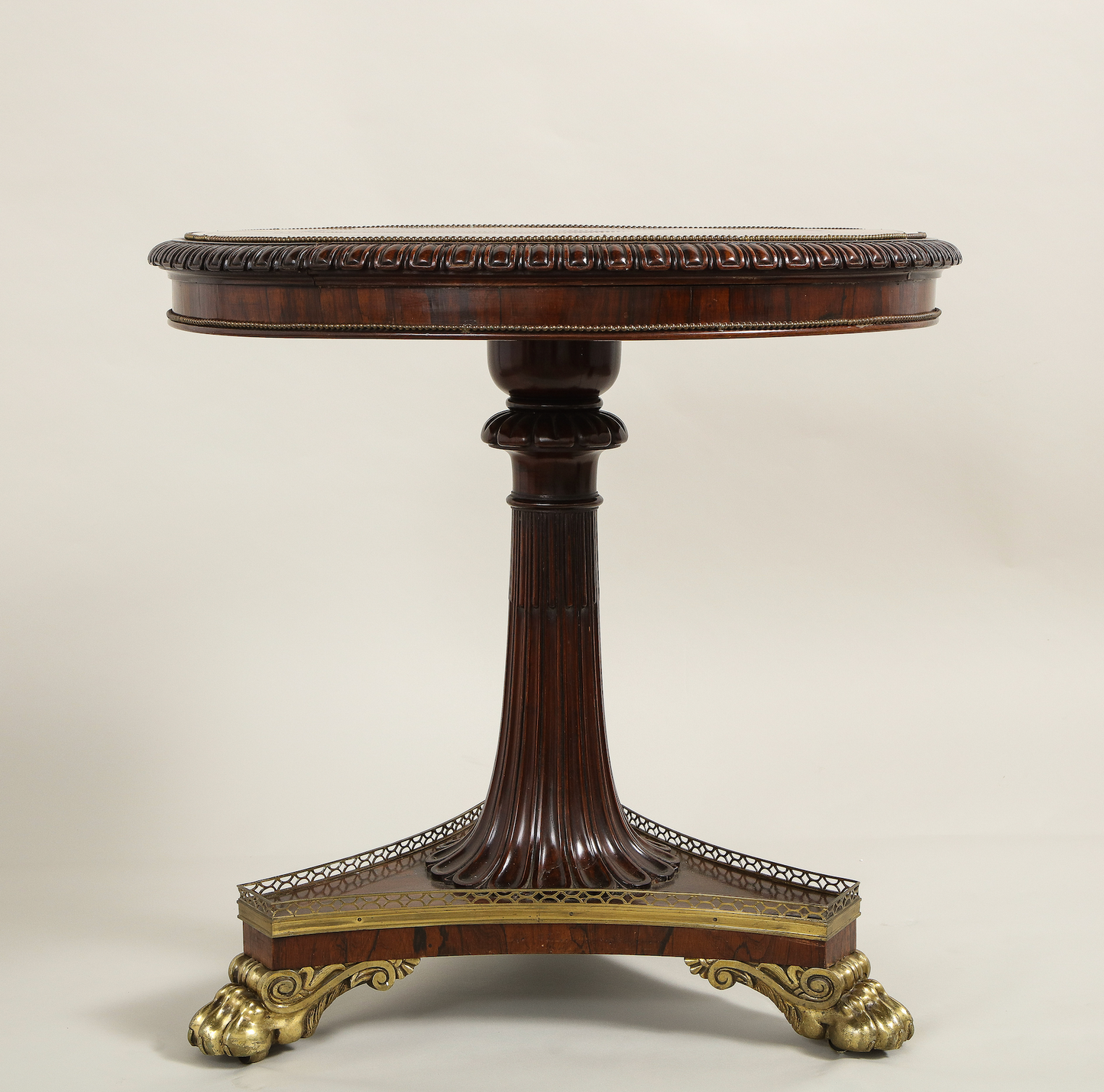 Regency Porphyry & Specimen Marble Table