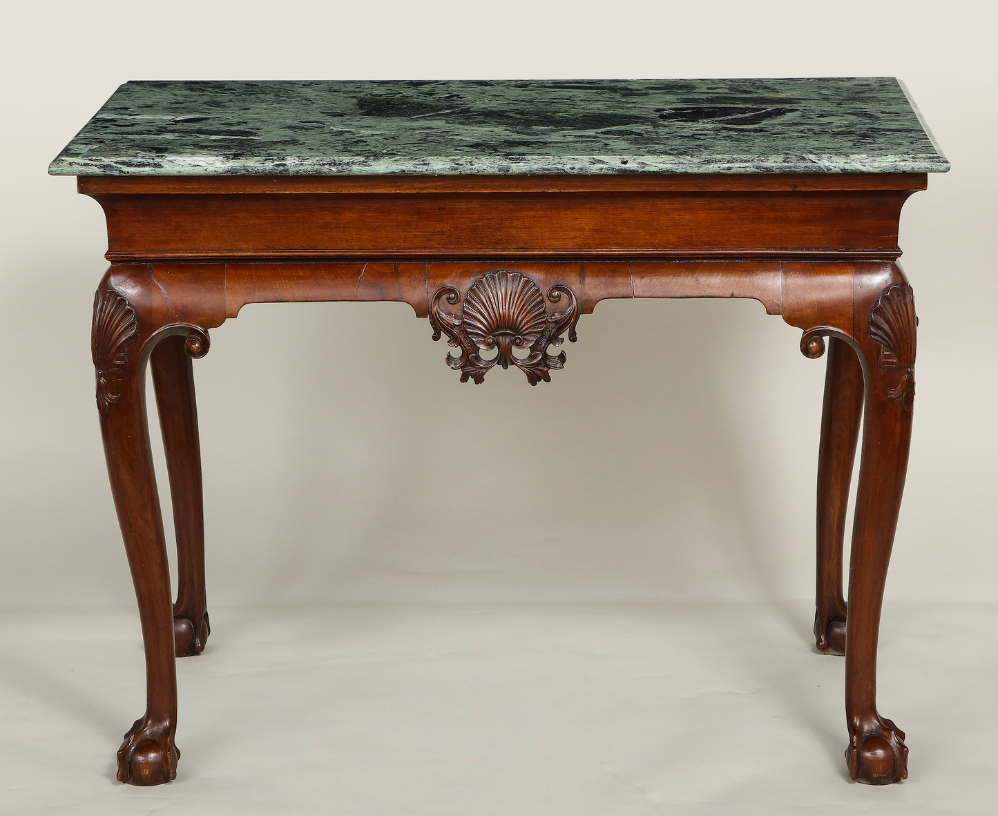 George II Irish Mahogany Small Console Table