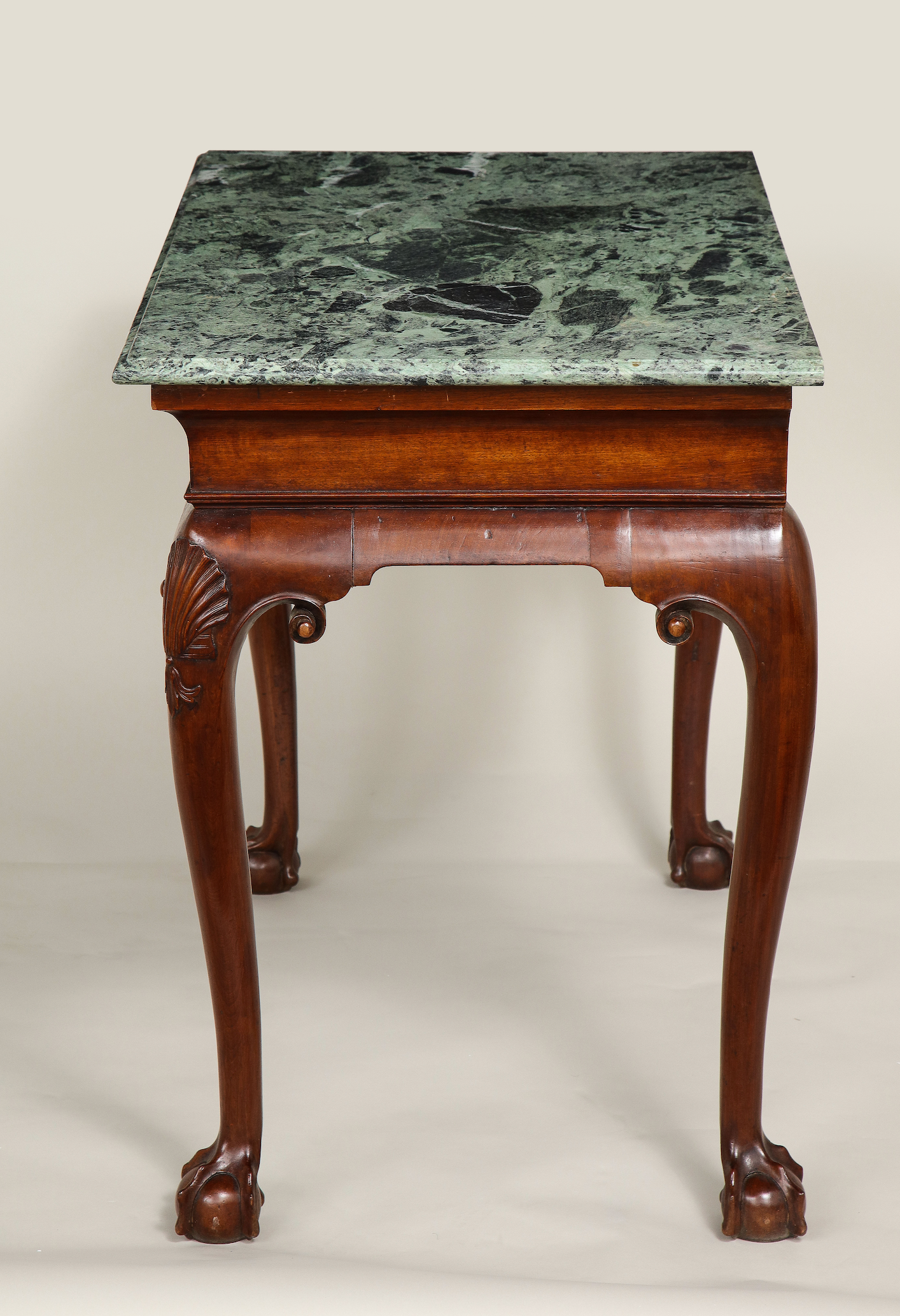 George II Irish Mahogany Small Console Table