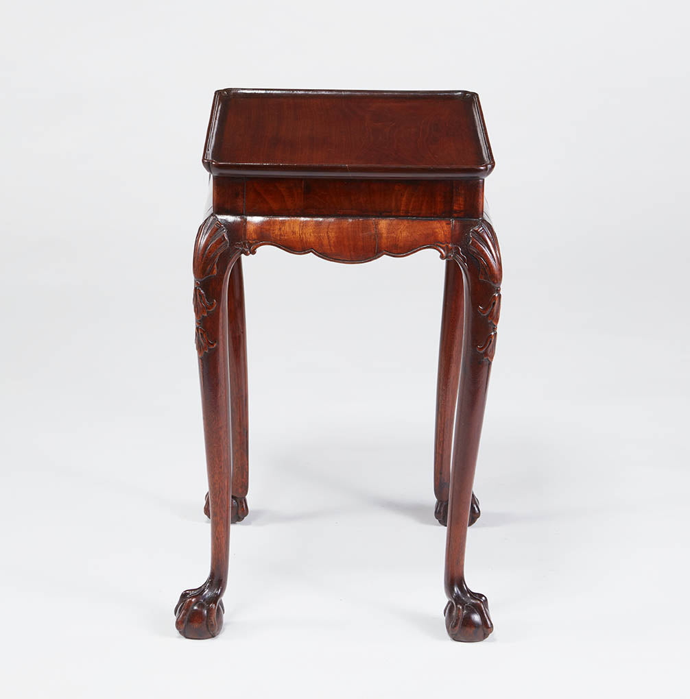 Irish mahogany tray top occasional table circa. 1760