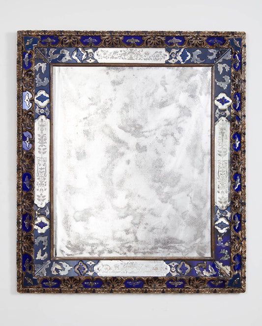 Venetian Border Glass Mirror c. 1760